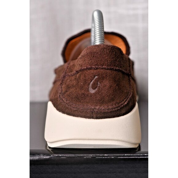 New! Size: 9 Men | Olukai KA\'A Leather Suede Loafer | Brown | 10535-6363 main image 11